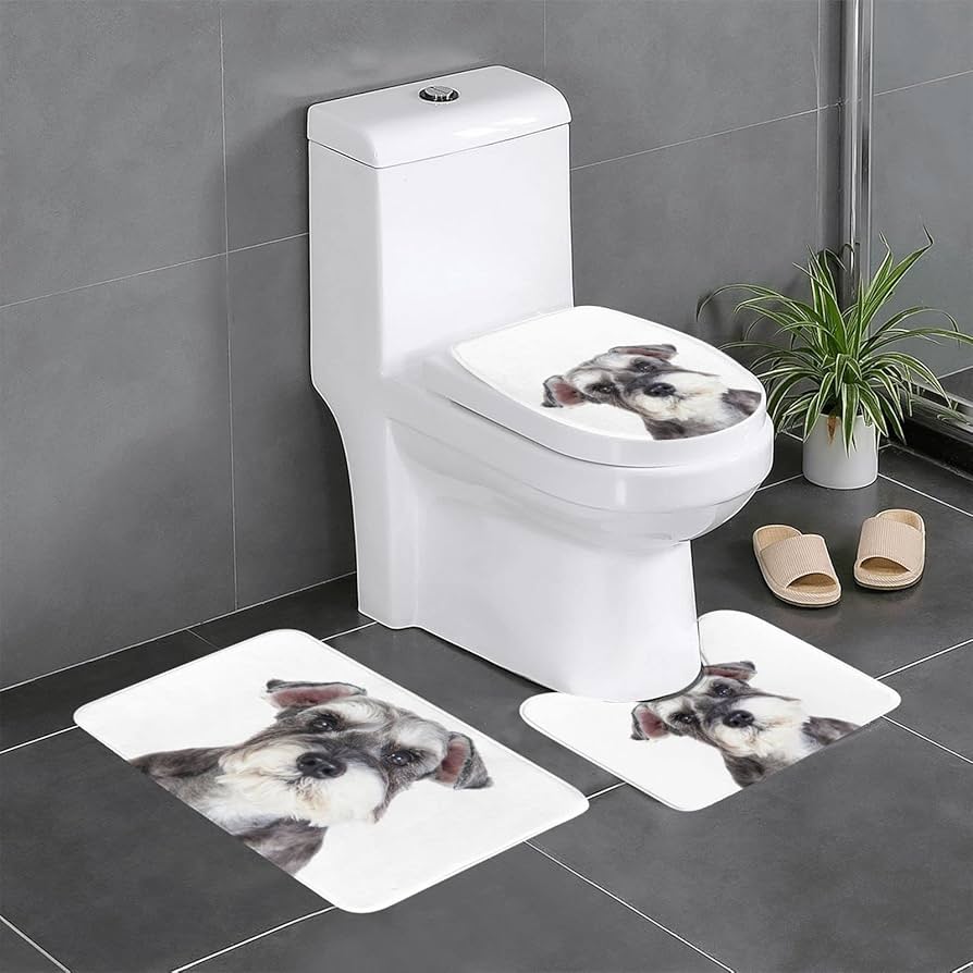トイレ用吸水滑り止めマットぬいぐるみ便座3点セット Amazon｜ベイマックス(6) 3点セット トイレマット フタカバー